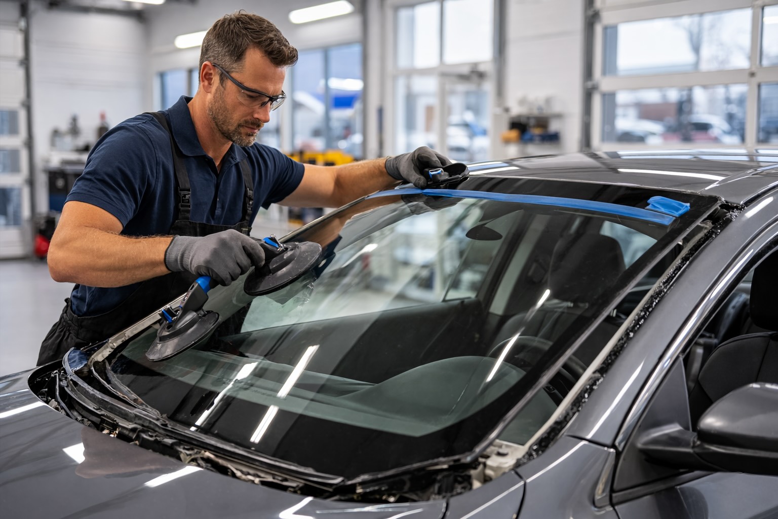 windshield replacement cost mechanic installing new windshield